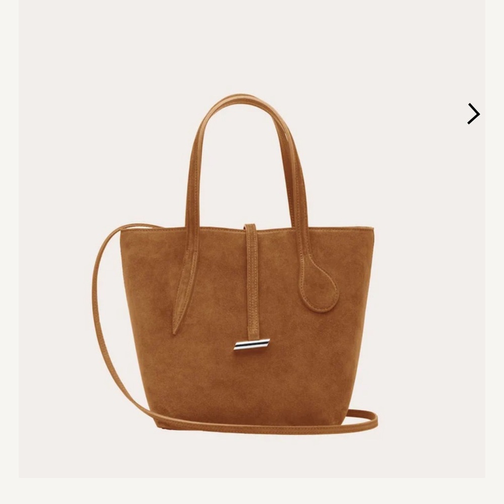 Little Liffner Sprout Tote Mini Rhum Suede